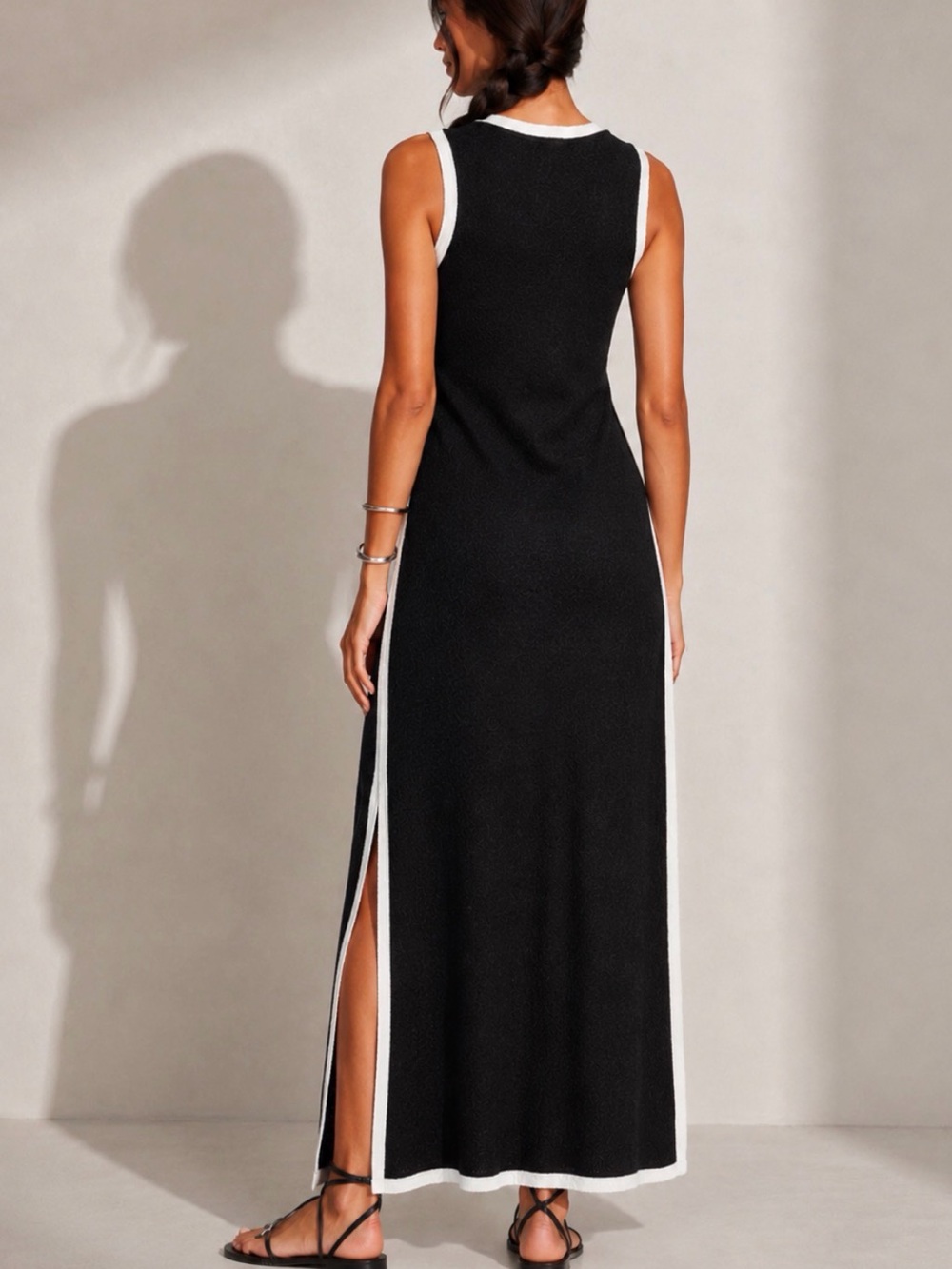 Revolve CYNTHIA ROWLEY Merino Wool-Blend Riviera Maxi Dress XS - Picture 6 of 11